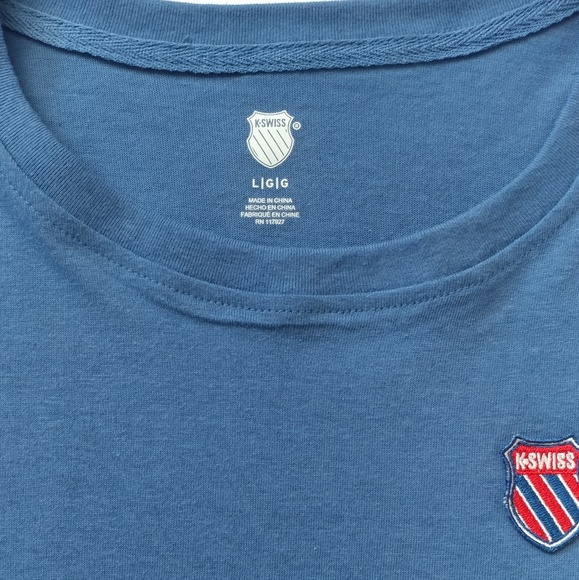 NWT Blue K-Swiss Crop Top Women's Size Large - Picture 5 of 8